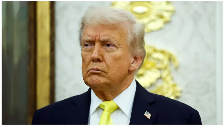 trump visibly upset after unexpected reporter encounter at united nations xvR4tZ