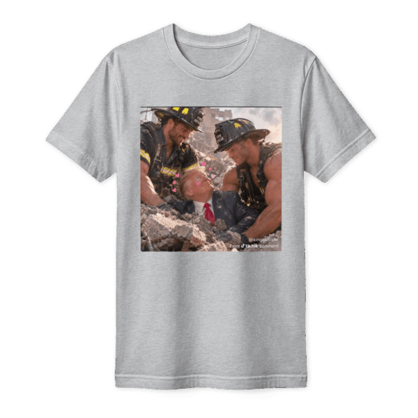 Trump lifted by the fireman T-Shirt