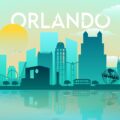 Orlando Florida Channel 1390 1920px Orlando Skyline Illustration