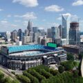 Charlotte North Carolina Channel 1385 1920px Uptown Charlotte 2018 taking by DJI Phantom 4 pro Perspective Corrected Edit