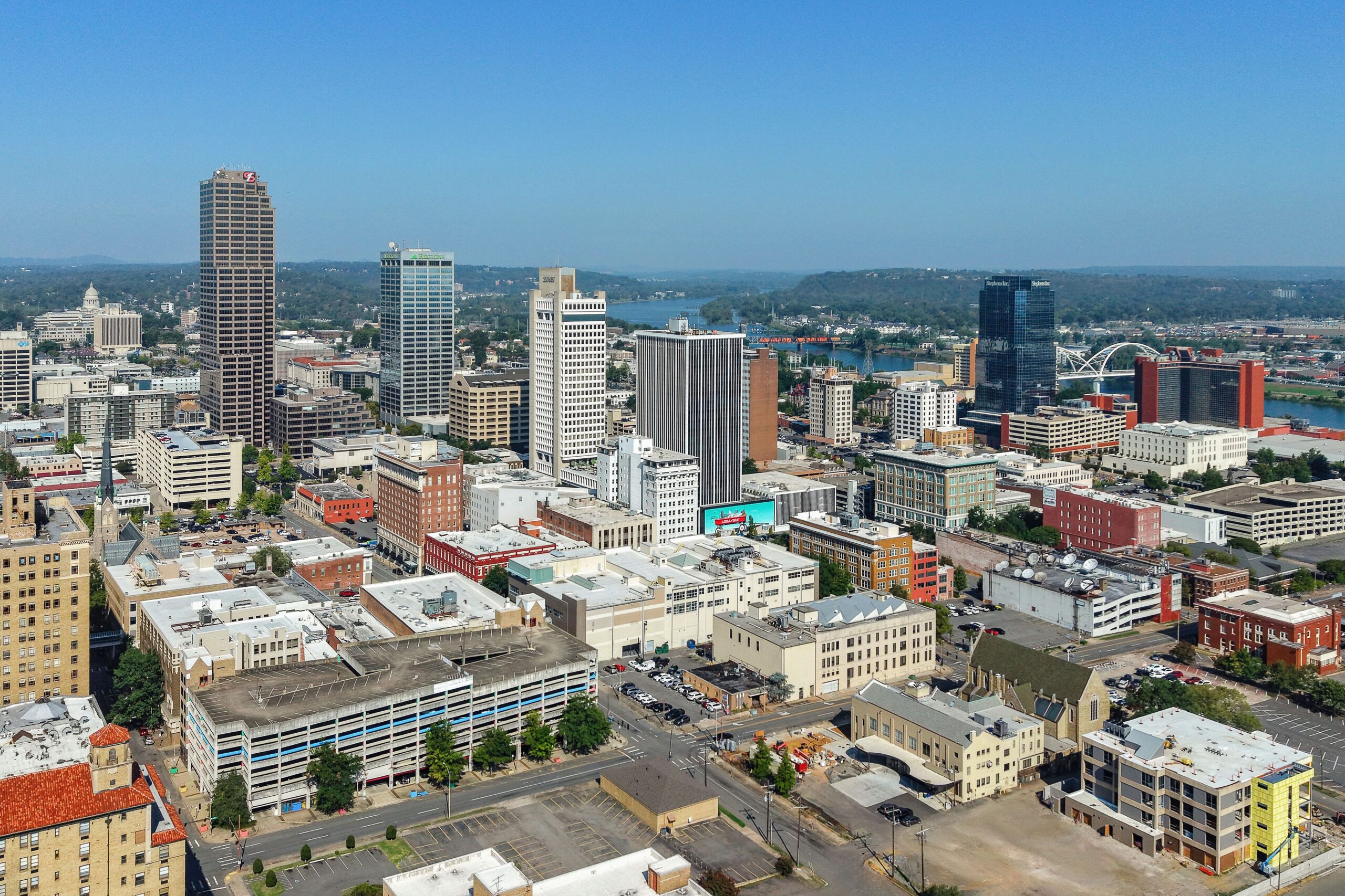 Little Rock Arkansas Channel 1392 3840px Little Rock2C Arkansas skyline scaled