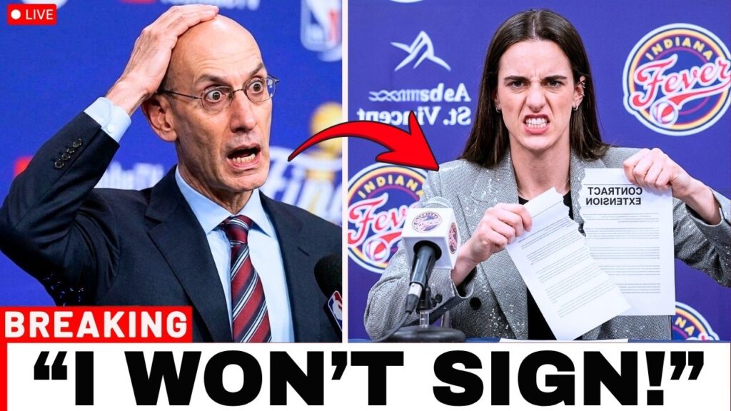 breaking caitlin clark rejects 15 million fever contract extension wnba in panic caitlinclark 0QKjpO