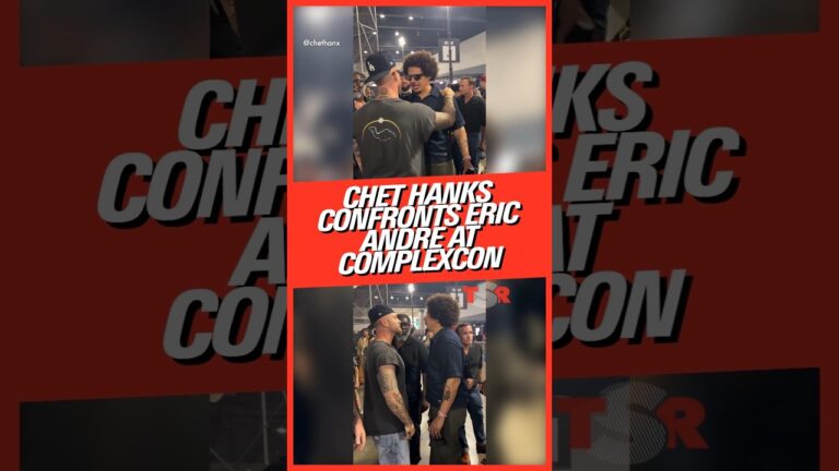 chet hanks confronts eric andre at complexcon m6uH0K