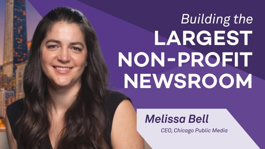 chicago public media ceo melissa bell is leading the nations most watched local news experiment cciAPw