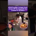 chrisean rock cooks up spaghetti for blueface FQt1Xt