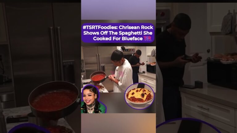 chrisean rock cooks up spaghetti for blueface FQt1Xt