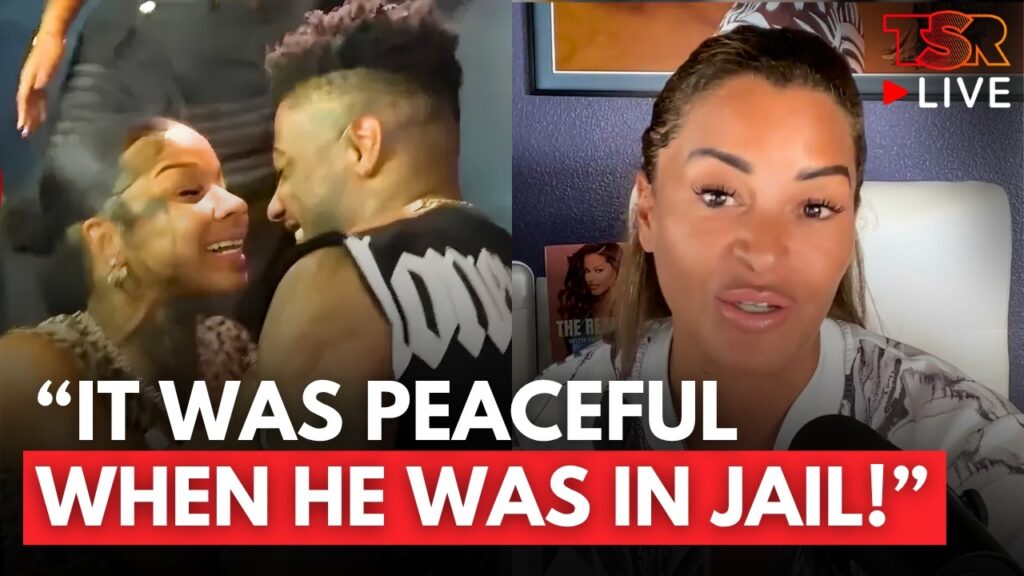 claudia jordan reacts to blueface chrisean rock proposal tsr live H0zrLm
