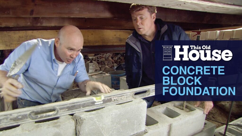 concrete block foundation this old house bbaz2C