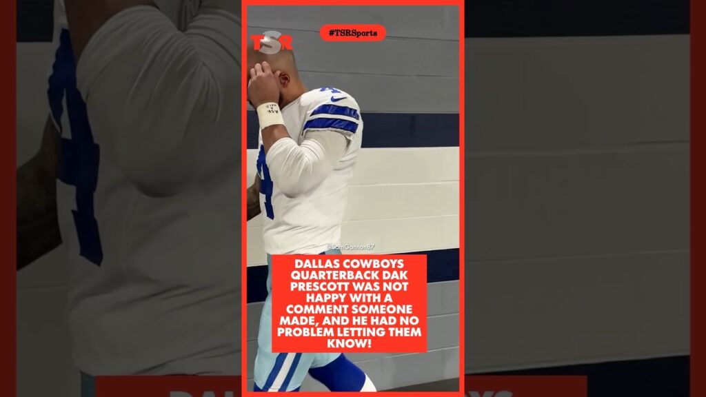 dak prescott was not happy with this comment cgfaAO