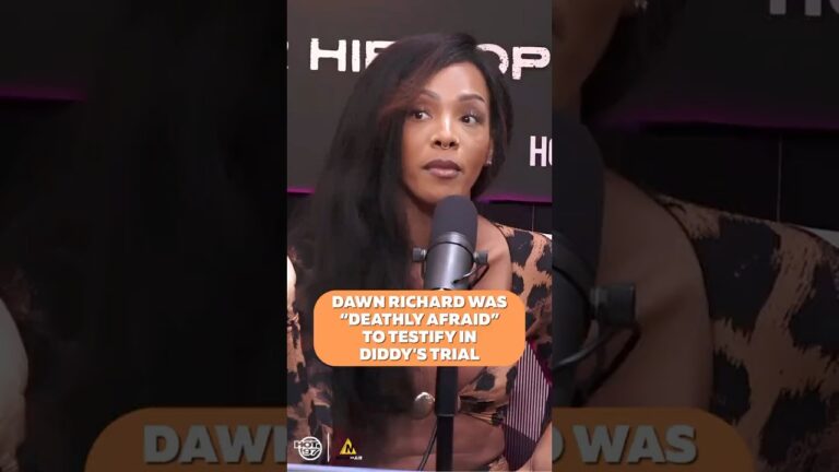 dawn richard was deathly afraid while testifying in diddys trial nessaonair nessa dawnrichard JccyMr