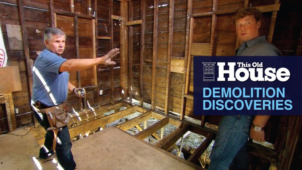 demolition discoveries this old house T5Wu8S