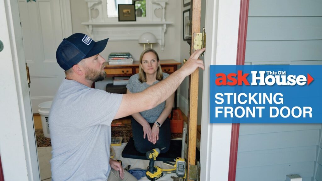how to fix a sticking front door ask this old house Y9Lgox