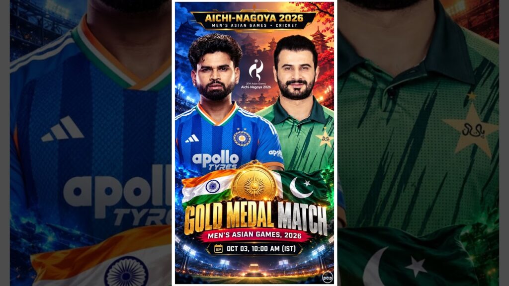 india vs pakistan gold medal match live asian games 2026 sonysportsnetwork sonyliv shortsfeed kSYilP