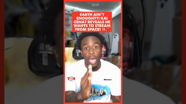 kai cenat sets his sights on streaming in space GUSJRB