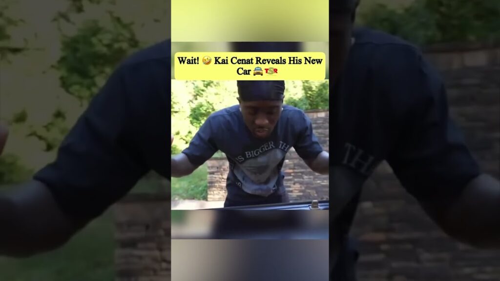 kai cenat shows off his new car VIokEL