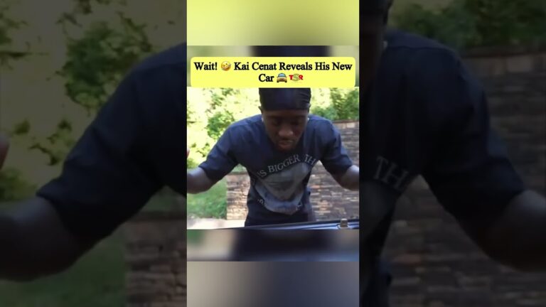 kai cenat shows off his new car VIokEL
