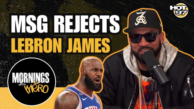 knicks raise the banner lebron gets cooked at msg a9u6yR