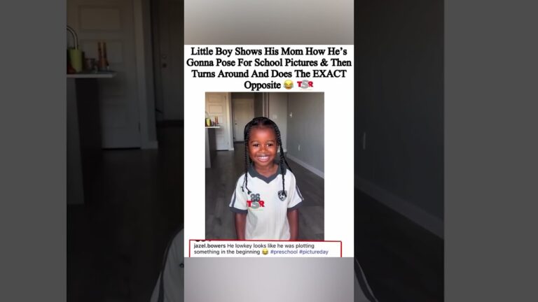 little man had his own plans for picture day FLSaVk