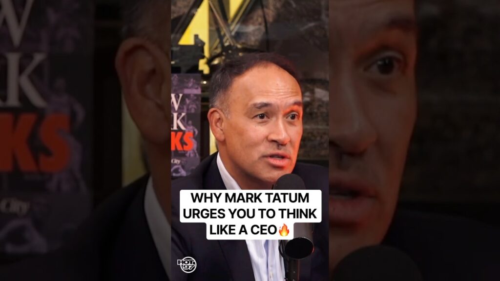 mark tatum urges the youth to think like a ceo GVw9JE