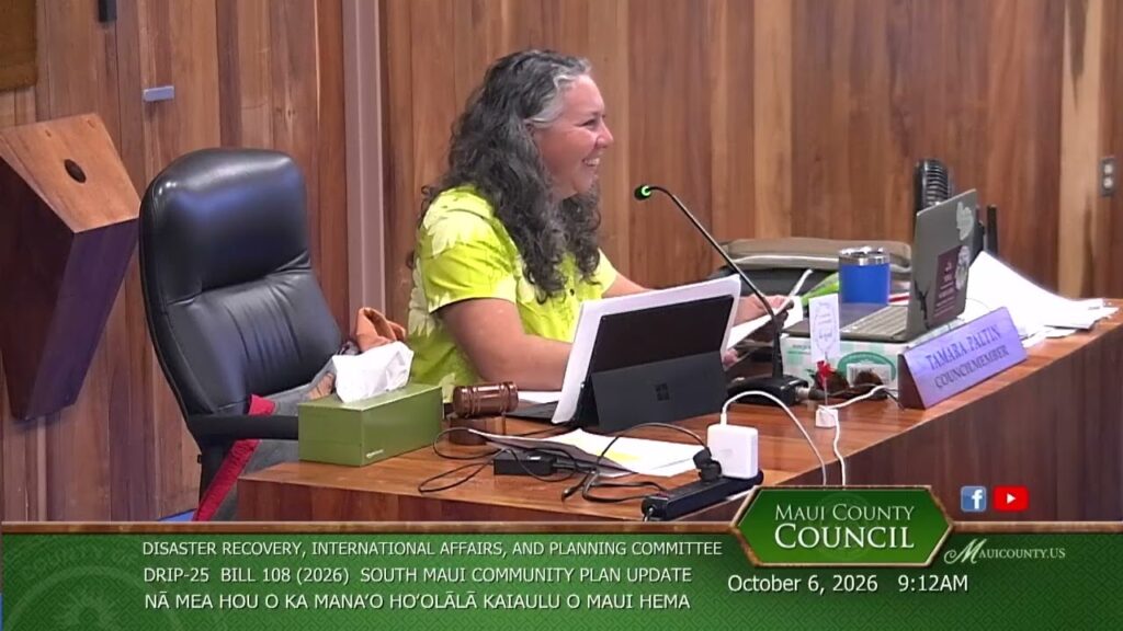 Maui County Council Reviews South Maui Community Plan | Oct 6, 2026 1 maui county council reviews south maui community plan oct 6 2026 ML4y5e