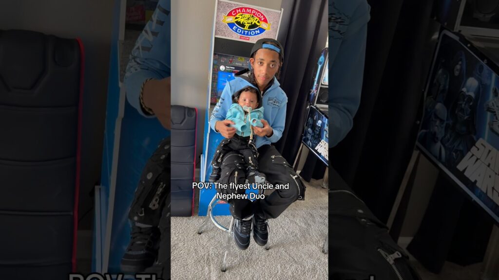 me and my nephew the flyest shorts viralvideos kddakid KriIlQ