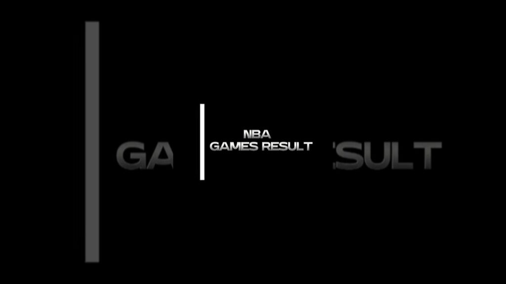 nba game results today nba game results as of now october 312026 nbatoday nbanatio MMNI37