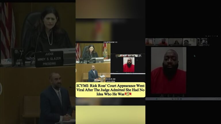 rick ross gets treated like everyone else in court WtmKSo