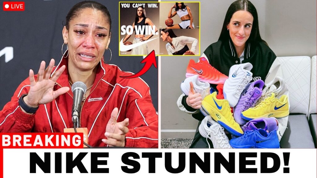 the sneaker earthquake caitlin clark signature shoe breaks 5 nike records aja wilson is furious DOz6k6