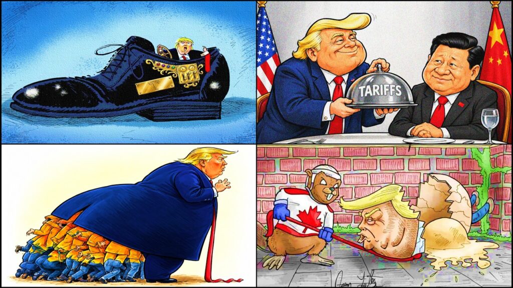 today funniest trump american political trump satire humor caricatures comic 7 october oAM5IX