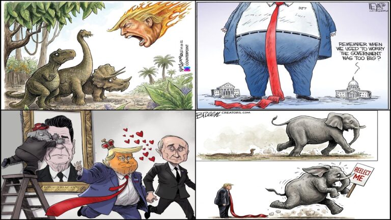 todays funniest american political trumpu satire humor caricatures comic 1 october Ul1SKa