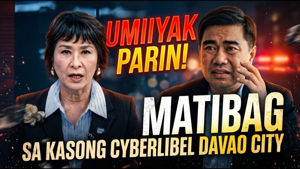 umiiyak parin si matibag sa kasong cyberlibel sakanya na davao city 0f69x5