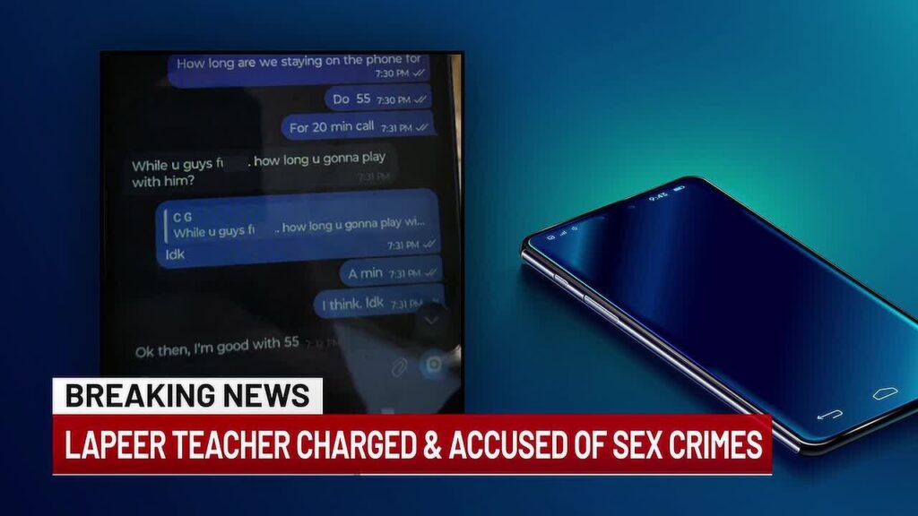 wnem afternoon extra lapeer teacher charged with sex crimes Rz98KM