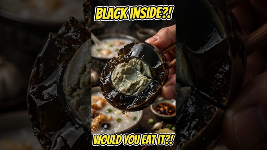 would you eat this black egg jHogJe