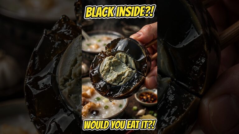 would you eat this black egg jHogJe